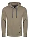 riverso Herren Kapuzenpullover RIVEnno Hoodie Sweatshirt Pullover Kapuze Kängurutaschen Regular Fit Einfarbig Baumwolle Beige M, Größe:M, Farbe:String Beige