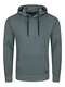 riverso Herren Kapuzenpullover RIVEnno Hoodie Sweatshirt Pullover Kapuze Kängurutaschen Regular Fit Einfarbig Baumwolle Blau L, Größe:L, Farbe:Turbid Blue