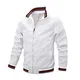 plus size jacken Herren Mantel Regular Fit Windbreaker Einheitliche Farbe Langärmel Klassisch Jacket Elastische Manschette Thermisch Verdicken Outfits