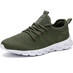MGNLRTI Herren Sneaker Walkingschuhe Straßenlaufschuhe Fitness Grün