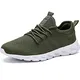 MGNLRTI Herren Schuhe Sneaker Laufschuhe Walkingschuhe Sommerschuhe Sportschuhe Straßenlaufschuhe Turnschuhe Fitness Joggingschuhe Workout Freizeitschuhe Männer Running Shoes Gym Grün EU44