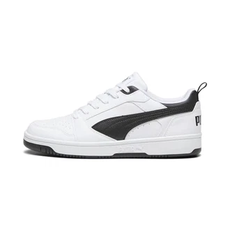 PUMA Unisex Rebound V6 Low Sneaker Weiß/Schwarz