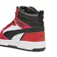 Puma Unisex Adults Rebound V6 Sneakers, Puma White-Puma Black-For All Time Red, 43 EU