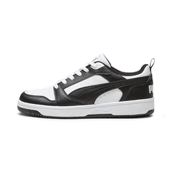 PUMA Unisex Rebound V6 Low Sneaker Weiß/Schwarz/Weiß
