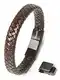 Armband Männer Leder Braun 17cm - Lederarmband Herren-Armband Leder Herren Geschenk Weihnachten