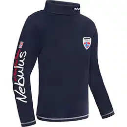 Herren Rollkragenpullover Warmer, Pullover aus Baumwolle mit Rollkragen, Langarm Shirt warm & weich (Model: P6011 - Herren, Navy; Größe: M)