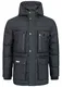 Geographical Norway Albert Men - Warmer Parka Mann Herbst Winter - Breiter Mantel Wasserabweisend Kapuze - Warme Jacke Windbreaker Jacke Männer - Ideal Geschenk (Marine M)