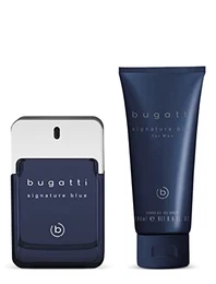 signature blue Geschenkset Parfüm Herren I Eau de Toilette 100ml + Duschgel 200ml I aquatisch-frischer Herrenduft I Geschenkbox Männer Pflegeset mit Parfum & Duschgel I elegant & sportlich