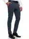 JEFF Herren Jamie Plain Stoffhose mit 4 Taschen   Stretch Hose Herrenhose für Männer Navy 32/32