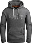 Grin&Bear Hoodie Herren Sweatshirt GEC704 Anthrazit (GEC704)