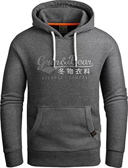 Grin&Bear Hoodie Herren Sweatshirt GEC704