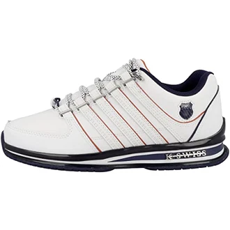 K-Swiss Herren Rinzler Sneaker White/Navy/BurntOchre K-Swiss Herren Rinzler Sneaker White/Navy/BurntOchre