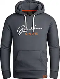 Hoodie Herren Sweatshirt GEC703 Stahlgrau L
