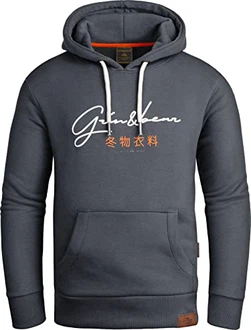 Grin&Bear Hoodie Herren Sweatshirt GEC703