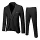 Herren Anzug 3 Teilig Modern Fit Hochzeit Anzüge Komplett Business Blazer 3-teiliger Jacke Weste Hosenanzug Slim Fit Männer Vintage Party Klassisch Charmant Sets Herrenanzug Set