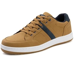 Freizeitschuhe Herren Sneaker Walkingschuhe Leichtgewicht Atmungsaktive Sportschuhe Sneakers Größe 41-46EU (41, Braun)