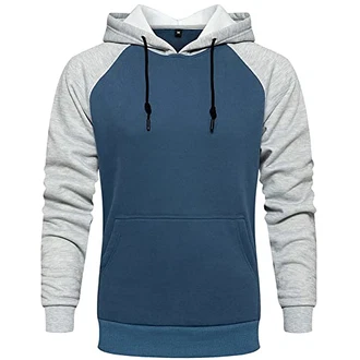 MANLUODANNI Herren Raglan Hoodie Kapuzenpullover