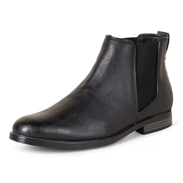 Herren Chelsea-Stiefel, Schwarz, 43 EU