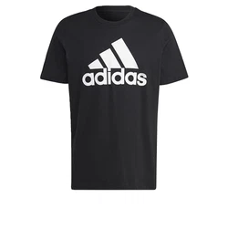 adidas Herren Essentials Langarm T-Shirt (IC9352) Black/White