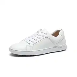 Herren Schn?Rhalbschuhe Schuhe Turnschuhe Walkingschuhe Mode Sneakers Weiss SBFS211M-E Gr??e 41 (EUR)