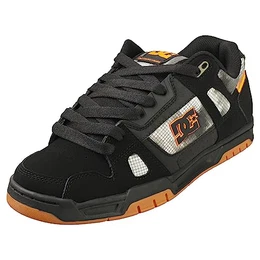 Herren Stag Sneaker, Black Orange, 43 EU