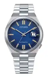 Herren Analog Automatik Uhr mit Edelstahl Armband NJ0151-88L