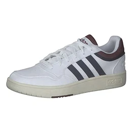Herren Hoops 3.0 Sneaker, FTWR White/Shadow Navy/Shadow red, 43 1/3 EU