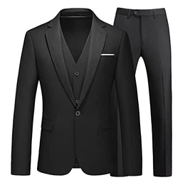 Herren 3-Stücke Anzug Business EIN Knopf Smoking Anzug für Männer Smoking Klassische Blazer Weste Hosen Set