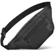 RUVO® Bauchtasche für Damen und Herren   stylische Gürteltasche für maximalen Stauraum   4 Fächer mit Reißverschluss   wasserabweisend und Outdoor geeignet