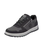 Rieker Herren Sneaker Halbschuhe Schnürschuh Schwarz