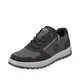 Rieker Herren 37029 Sneaker, Schwarz, 43 EU X-Weit