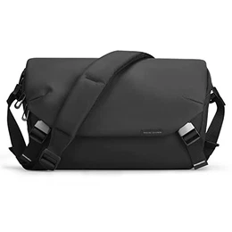 9,7 Zoll Messenger Bags Wasserdicht, Diebstahlschutz Umhängetasche Herren Sling Bags mit Drehbarer Schultergurte, Groß Schultertasche Crossbody Bag für Reise Arbeit Schule Wandern Fahrrad