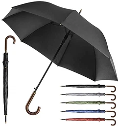Regenschirm Stockschirm sturmfest Auf-Automatik windsicher XXL groß & stabil für 2 Personen Damen & Herren Golfschirm Reise – 123 cm Ø elegant DAS ORIGINAL