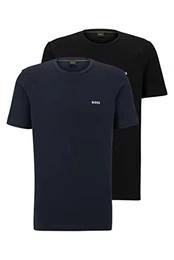 Herren T-Shirt 2-Pack IN Zweier-Pack Regular-Fit T-Shirts aus Stretch-Baumwolle Gemustert M