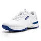 FitVille Extra Breit Golfschuhe für Herren wasserdicht Men's Golf Shoes Atmungsaktiv Trainingsschuh für Golf Weiß 40 EU Weit