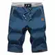 ZOXOZ Kurze Hosen Herren Shorts Herren Sommer Freizeit Chino Stretch Kurze Hose Herren Baumwolle mit Taschen Pfauenblau M