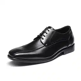 Herren Anzugschuhe Derby Schnürschuhe Business Schuhe Formale Moderne Klassische SCHWARZ-E DP03-E Größe 43 (EUR)