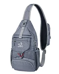 WATERFLY Brusttasche Sling Bag Grau
