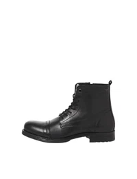 Herren Jfwshaun Leather Boot Sn Schnürstiefelette, Anthrazit, 43 EU