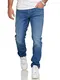 JACK & JONES Herren Jeans Mike ARIS Tapered Fit Denim Herrenhose Medium Blue Denim W32 L32