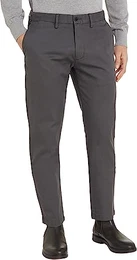 Herren Hose Core Denton 1985 Pima Cotton Chino, Grau (Dark Ash), 32W / 32L