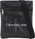 Calvin Klein Herren Monogramm Soft Flatpack18 Crossovers, Schwarz