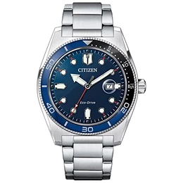 Eco-Drive Herren-Solaruhr Stahl/Blau AN1761-89L