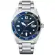 Citizen Eco-Drive Herren-Solaruhr Stahl/Blau AN1761-89L