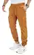 Styleko Cargohose Herren Cargohose aus Baumwolle Outdoorhose männer verwaschen Cargohose Chino Hose Sporthose Freizeithose Jogging treckking Casual Hose  6 Taschen 8001 (Camel, 32)