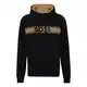 BOSS Herren Kapuzenpullover Kapuzenshirt Homewearshirt Authentic Hoodie, Farbe:Schwarz, Größe:L, Artikel:-001 Black