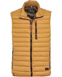 Herren Steppweste aus 100% recyceltem Polyamid Beige-Braun menswear-52