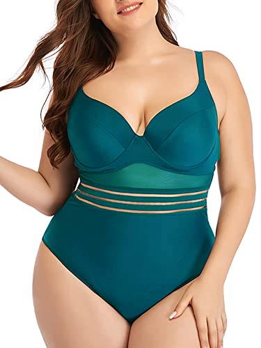 Bikini-Set Für Damen In Übergrößen – Push-Up, Hoch Tailliert, Mit Verstellbaren Trägern (Größen L Bis 4XL)
