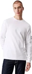 Calvin Klein Jeans Shirt BADGE WAFFLE LS TEE schwarz/weiß