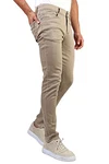 HALAT'S Herren Jeans Slim Fit Braun